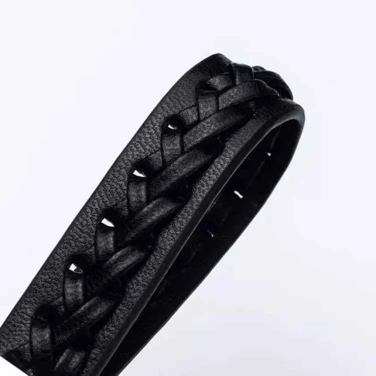 Keychain for Toyota (NEW) Leather Braided Metal Car Toyota Logo / Monogram