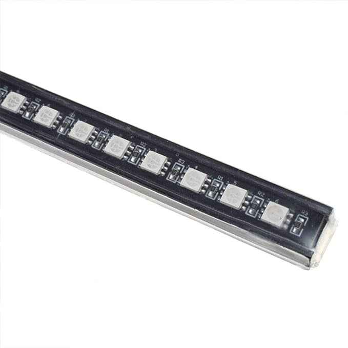RGB LED Knight Rider Scanner Light Strip 22'' 48-SMD Multicolored LED Flash Strobe Grille Light Car Truck Interior Exterior Lighting