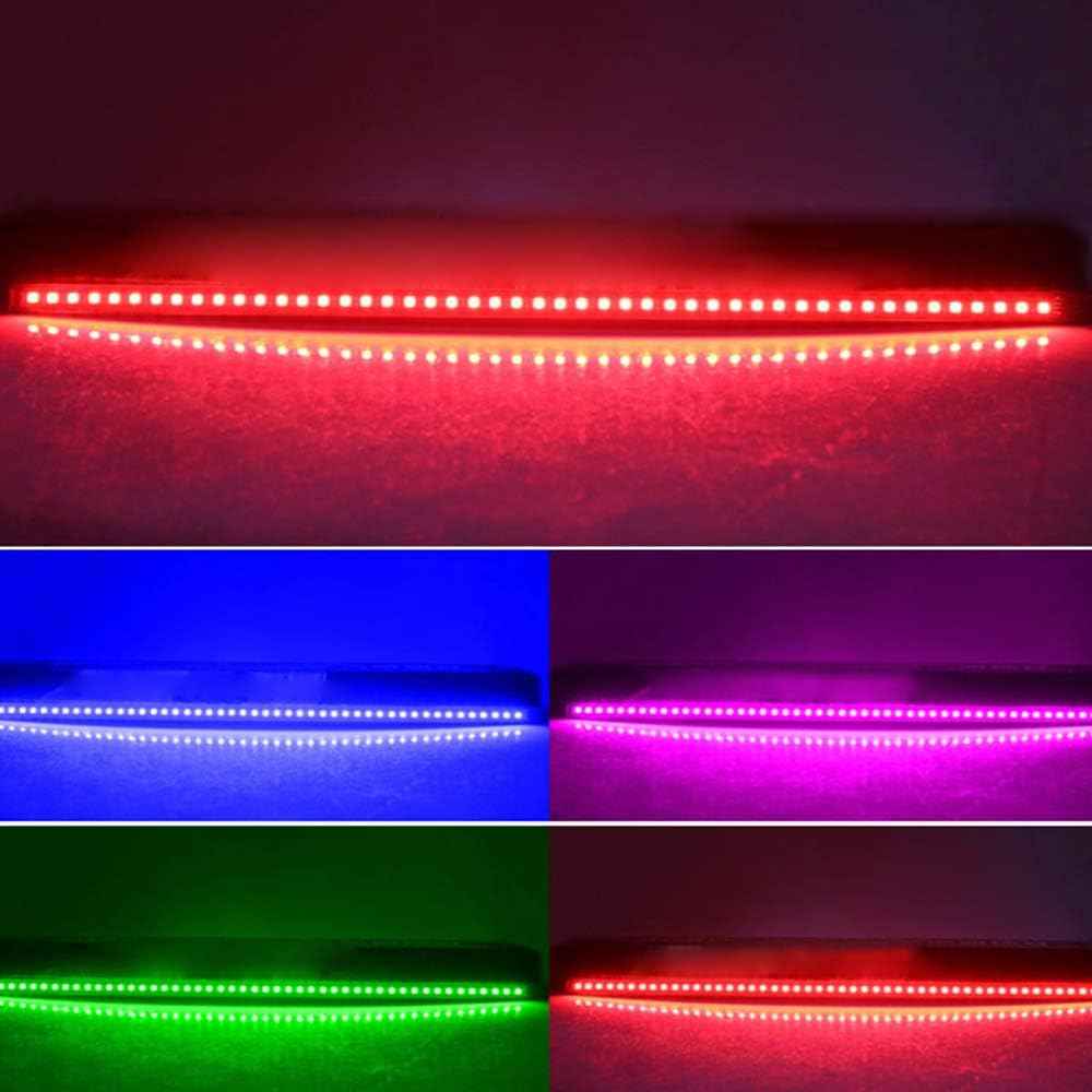 RGB LED Knight Rider Scanner Light Strip 22'' 48-SMD Multicolored LED Flash Strobe Grille Light Car Truck Interior Exterior Lighting