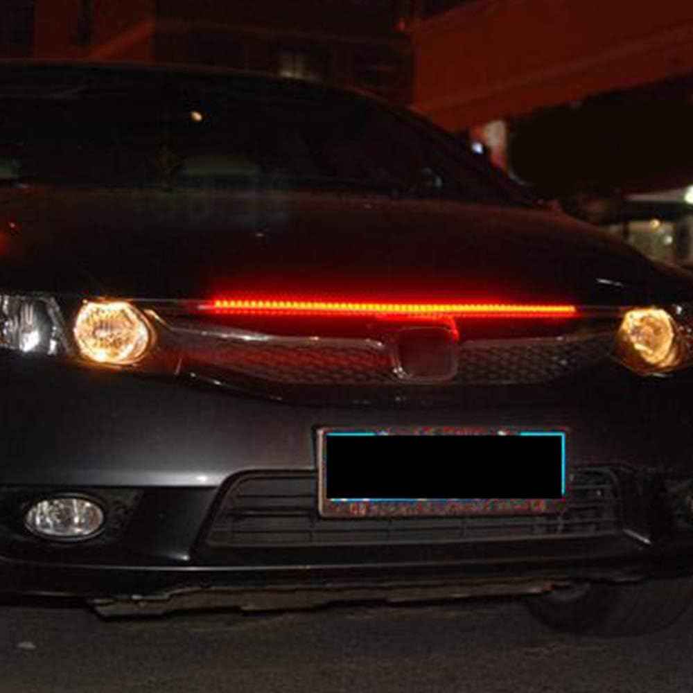 RGB LED Knight Rider Scanner Light Strip 22'' 48-SMD Multicolored LED Flash Strobe Grille Light Car Truck Interior Exterior Lighting
