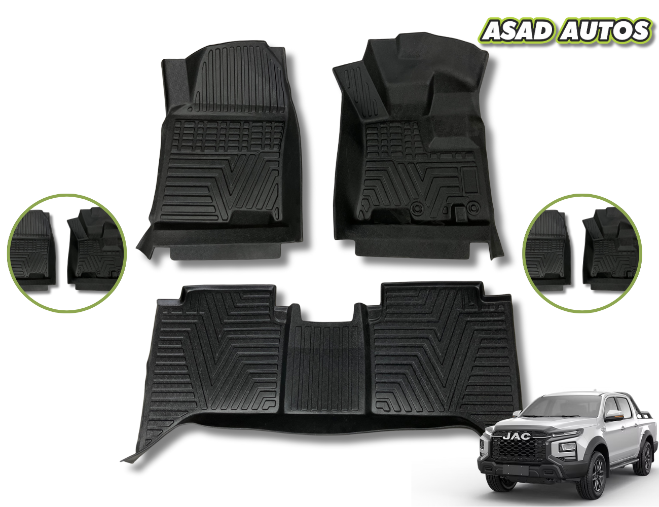 Jac T9 Hunter 2025 TPE Custom Fit Waterproof Floor Mats