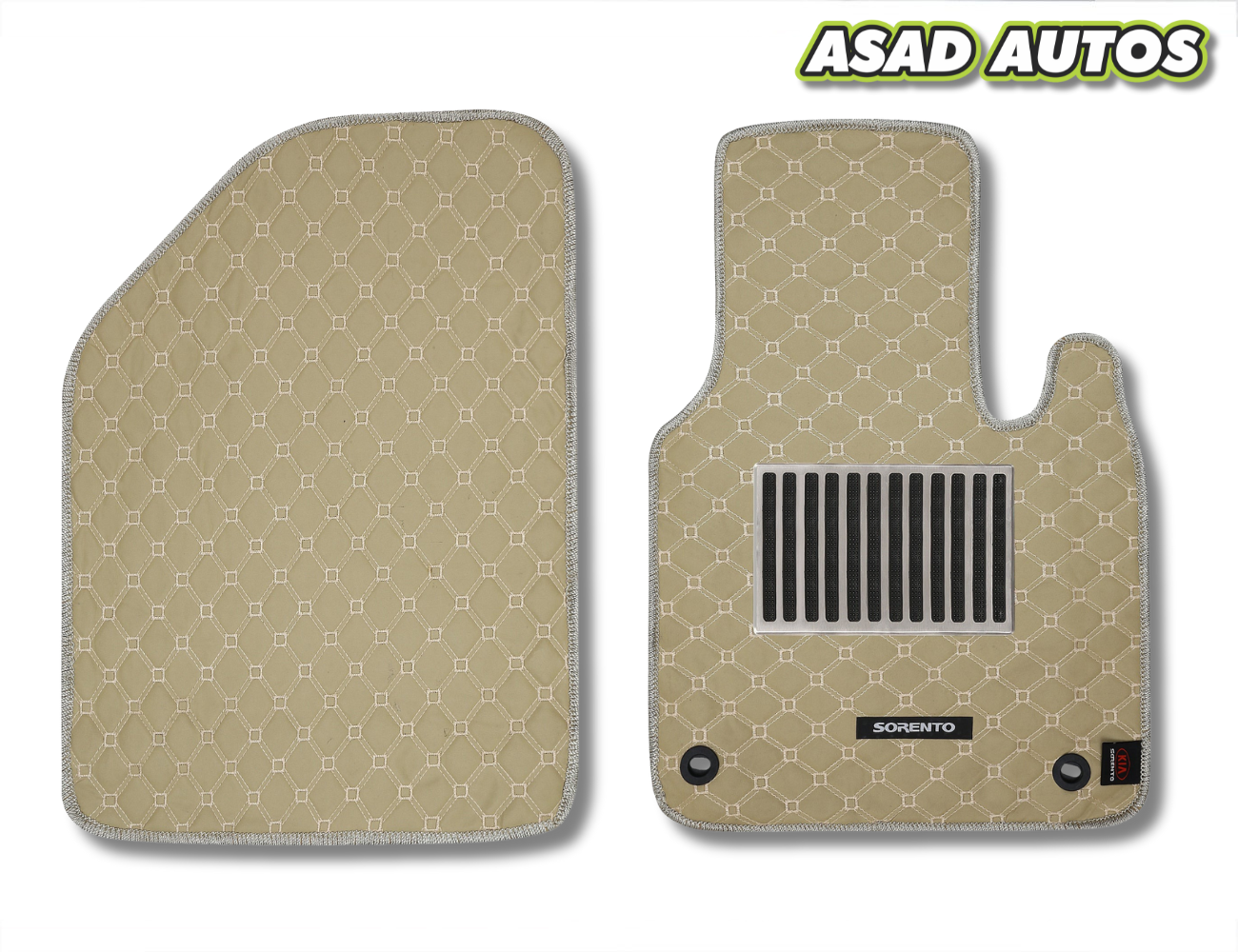 KIA Sorento 2021–Present 7D Luxury Floor Mats – Premium Custom Fit, Waterproof & Anti-Slip