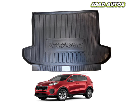 KIA Sportage 2018–2024 Car Trunk Plastic Mat