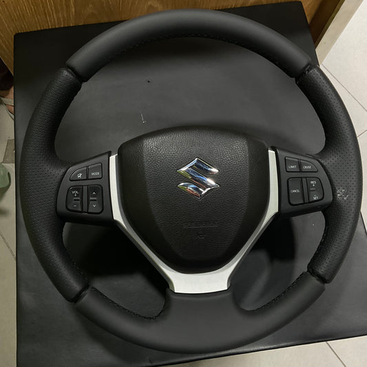 Kabli Steering with Bespoke Steering Cover for New Suzuki Cultus, New Alto, and Wagon R, offering enhanced comfort and style.