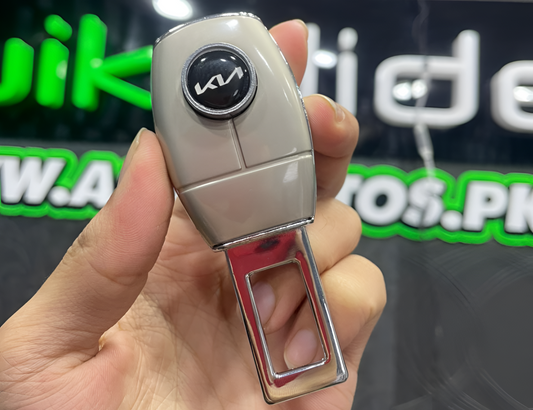 Kia Stonic 2022–2025 Logo Seat Belt Clip (Metal)