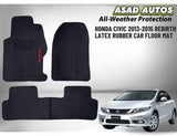 Honda Civic 2013-2015 Rebirth Latex Rubber Car Floor Mat