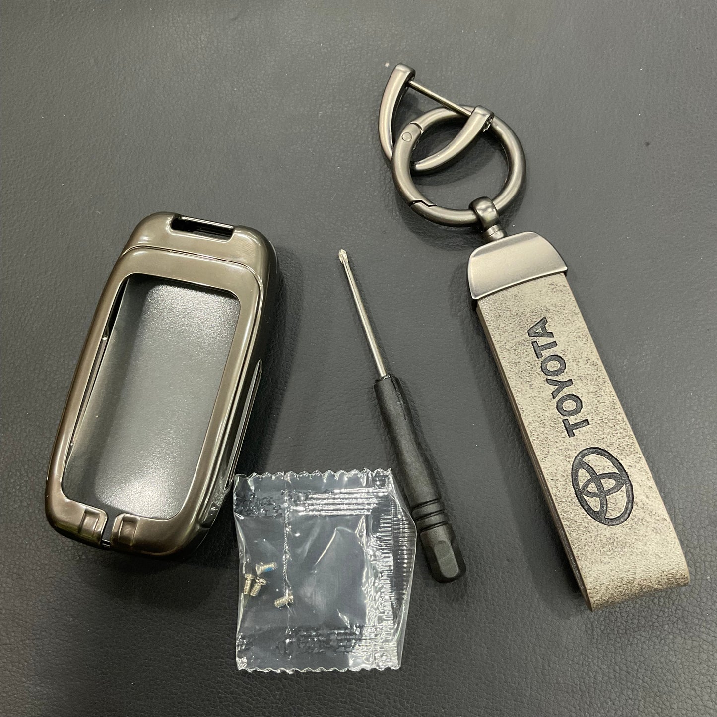 Leather Key Cover for Toyota Corolla Grande 2014-2026