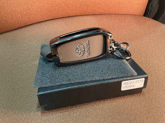 AAA Platinum Series Leather Metal Key Cover for Toyota Revo 2015–2026