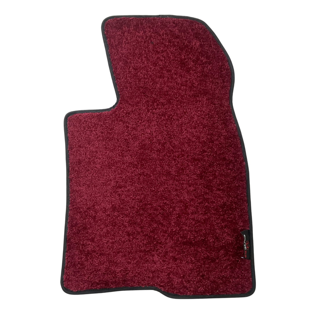 Luxurious carpet floor mats for Honda Civic 2022-2025 with a custom-fit design, non-slip backing, and plush feel for enhanced interior style and protection.