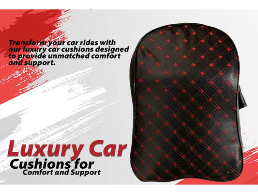 Luxury car cushions providing superior comfort and ergonomic support, designed to upgrade your car’s interior.