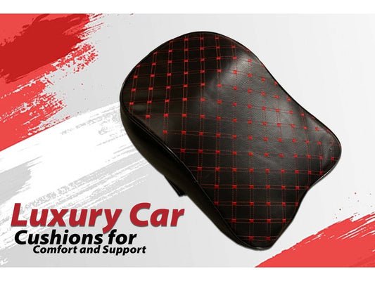 Luxury car cushions providing superior comfort and ergonomic support, designed to upgrade your car’s interior.