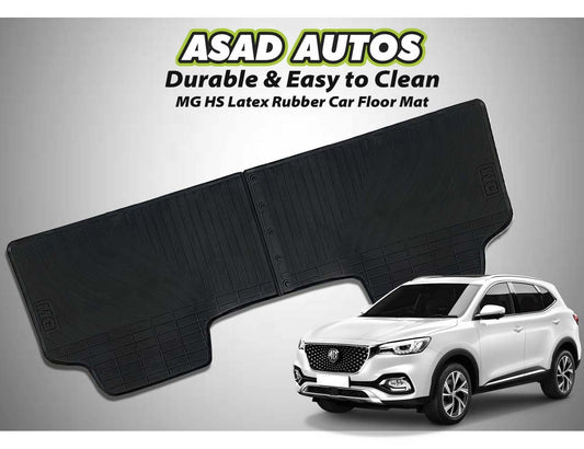 MG HS 2021-2024 Latex Rubber Car Floor Mat – Durable & All-Weather Protection