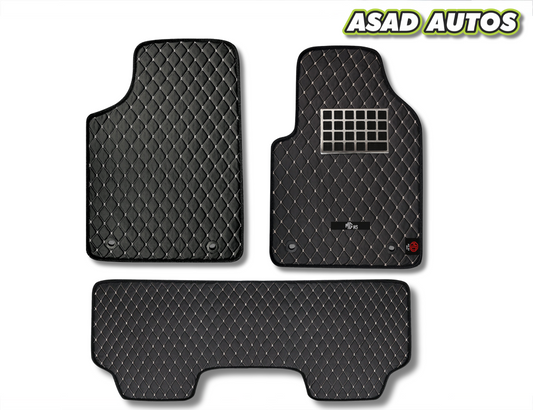 MG HS 7D Luxury Floor Mats (2021–Present) – Waterproof | Custom Fit | Diamond Stitch