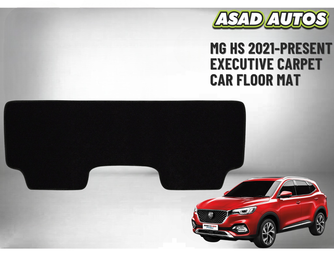 MG HS 2021–Present Executive Carpet Car Floor Mat – Luxury Fit with Premium Finish