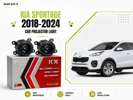 MLI 2-Inch BI LED Fog Lamp Projector Lights For Kia Sportage 2018-2024 – High-Performance Headlight Upgrade