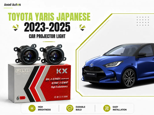 MLI 2-Inch BI LED Fog Lamp Projector Lights For Toyota Yaris Japanese 2023-2025 – High-Performance Dual Beam Upgrade