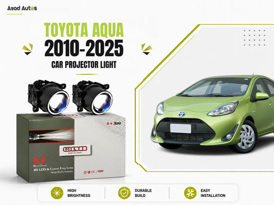 MLI BI LED Projector Fog Light Lens for Toyota Aqua 2010-2025 High Low Beam Car Fog Lamp Upgrade