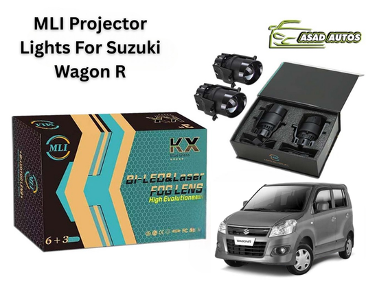 MLI BI LED projector headlight lens Fog Lamp for Suzuki Wagon R 2014-2025
