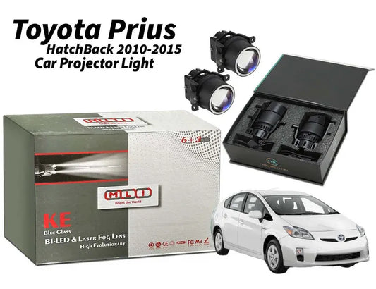 MLI Car Fog Lamp Projector Lights BI LED Lens for Toyota Prius 2010-2015 Hatchback, enhancing driving visibility and vehicle aesthetics with modern,high-performance lighting technology.