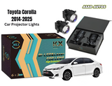 MLI Car Projector Lights BI LED Lens for Toyota Corolla Sedan 2014-2025, offering improved visibility, brightness, and a modern design for an enhanced driving experience.