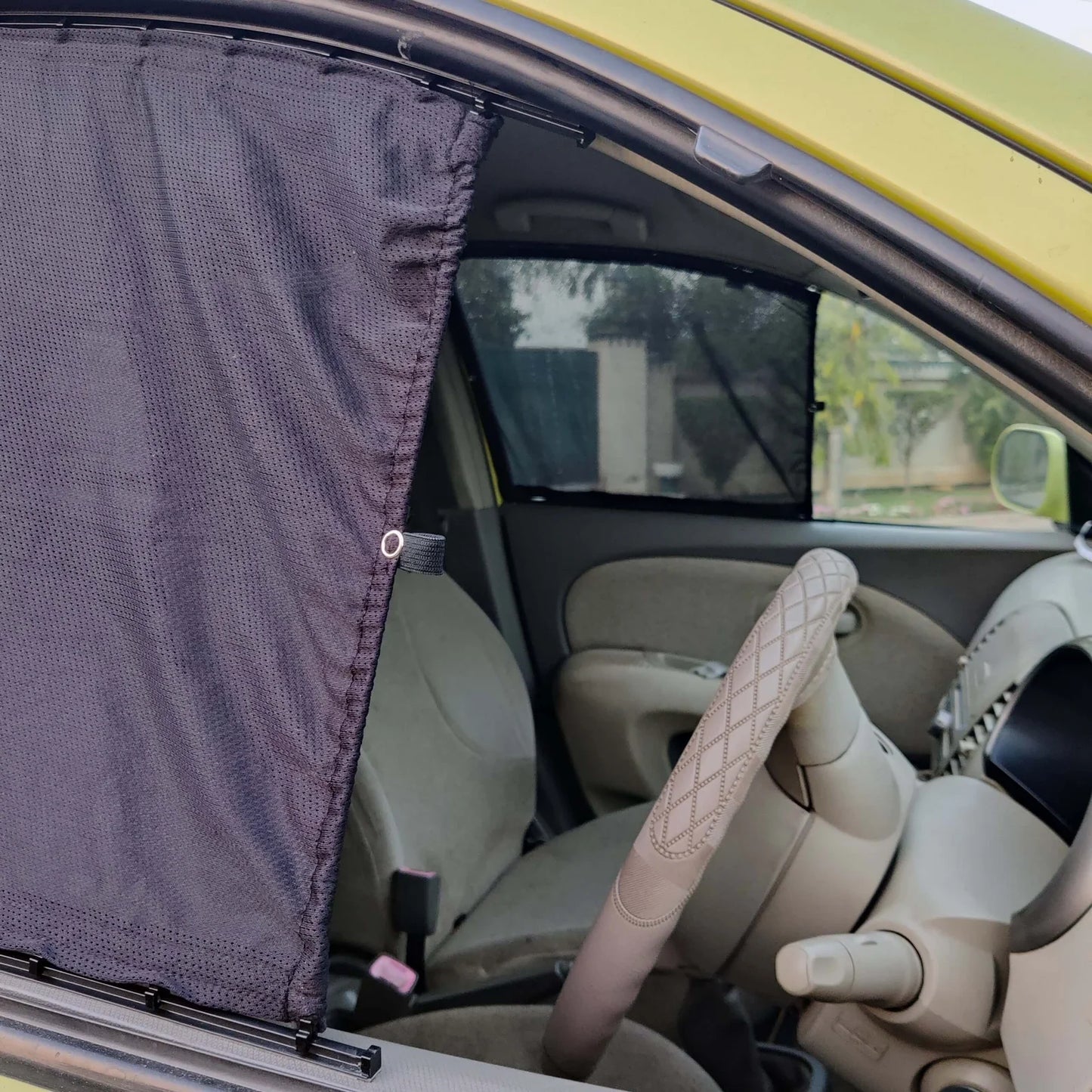 Awra Window Curtains Sun Shades (Car Pardy) for Nissan March 2002 - 2010 3rd