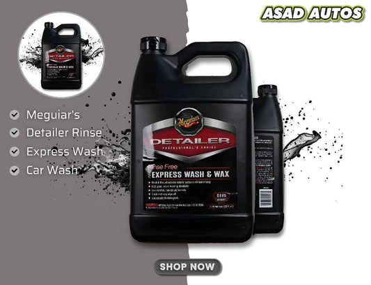 Meguiar’s Detailer Rinse Free Express Wash & Wax D115 – 3790ml