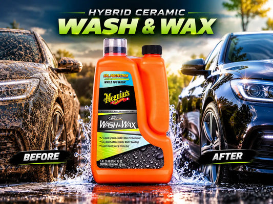 Meguiar’s Hybrid Ceramic Wash & Wax with SiO₂ Protection 1400ml