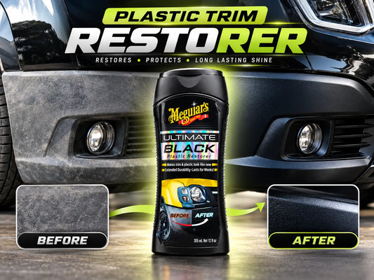 Meguiar’s Ultimate Black Plastic Restorer 355ml – Exterior Trim Restorer