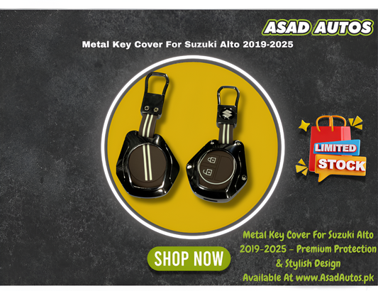 Metal Key Cover For Suzuki Alto 2019-2025 – Premium Protection & Stylish Design