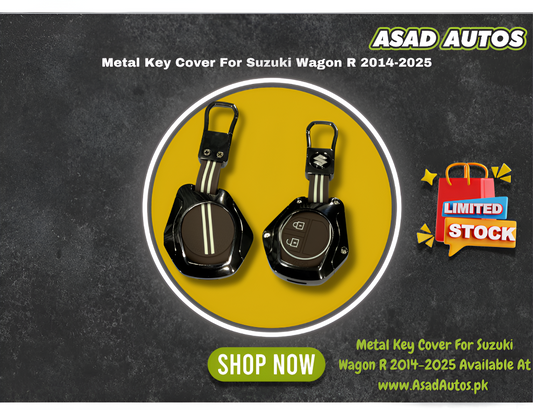 Metal Key Cover For Suzuki Wagon R 2014-2025 – Premium Protection & Stylish Design