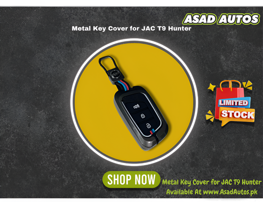 Metal Key Cover for JAC T9 Hunter – Rugged Zinc Alloy Shell for Smart Key