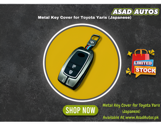 Metal Key Cover for Toyota Yaris Japanese Model