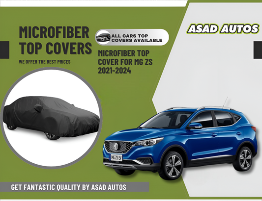 Microfiber Top Cover for MG ZS 2021–2024 – Custom Roof and Windshield Protection