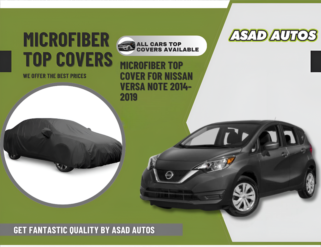 Microfiber Top Cover for Nissan Versa Note 2014–2019 – Custom Fit Roof Cover