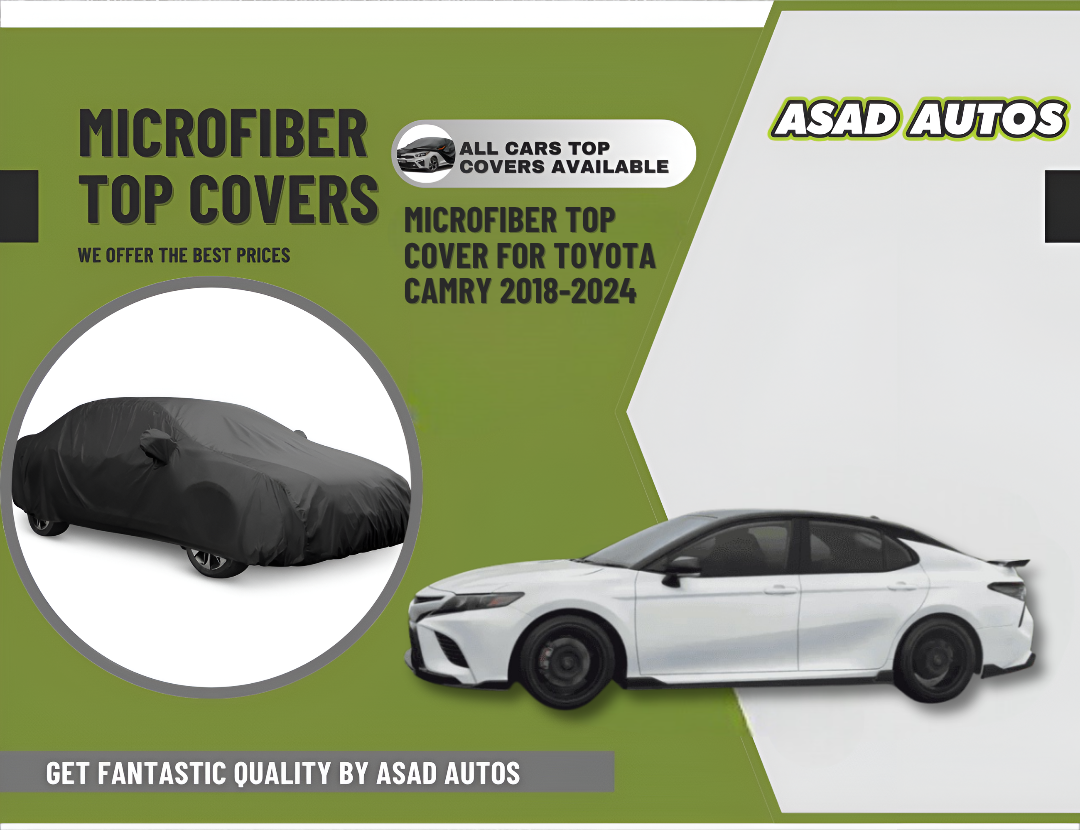 Microfiber Top Cover for Toyota Camry 2018–2024 – Custom Fit Roof Protection