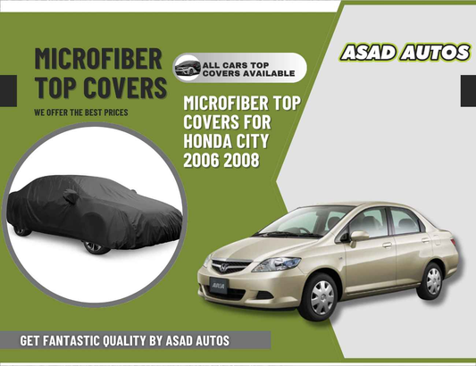 Microfiber Top Covers for Honda City (2006-2008) – Premium Comfort & Durable Protection