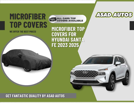 Microfiber Top Covers for Hyundai Santa Fe (2023-2025) – Premium Comfort & Modern Protection