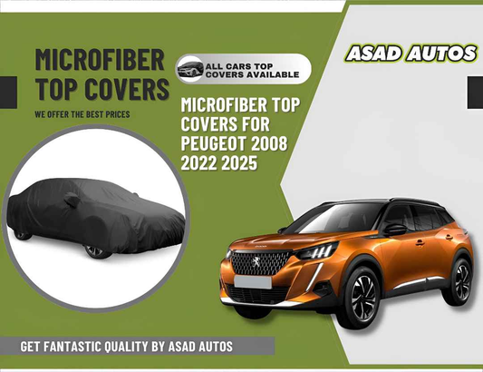 Microfiber Top Cover for Peugeot 2008 (2022-2025) – Premium Comfort & Modern Protection