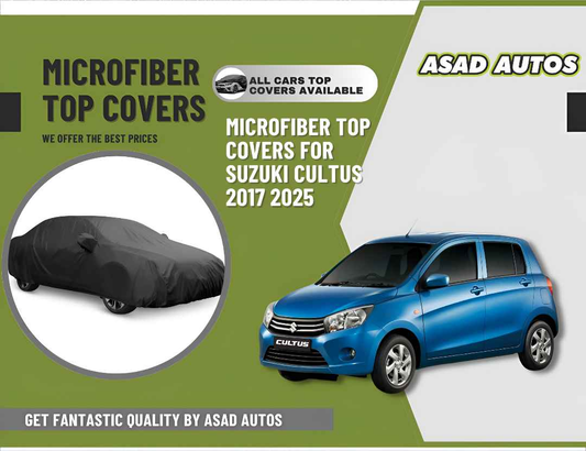 Microfiber Top Covers for Suzuki Cultus (2017-2025) – Premium Comfort & Durable Protection