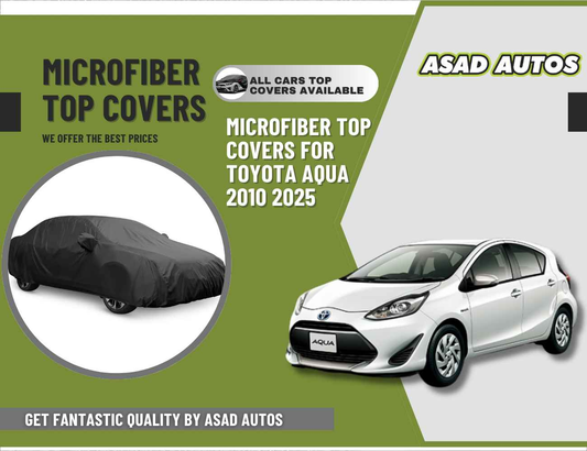 Microfiber Top Covers for Toyota Aqua (2010-2025) – Premium Comfort & Modern Protection