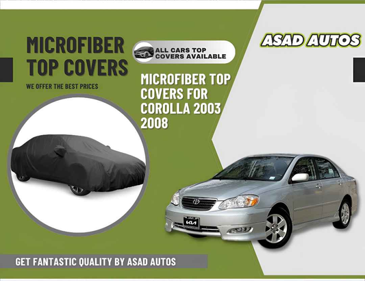 Microfiber Top Covers for Toyota Corolla (2003-2008) – Premium Comfort & Durable Protection