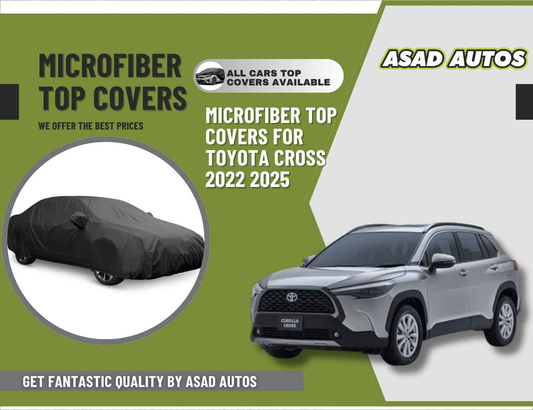Microfiber Top Covers for Toyota Corolla Cross (2022-2025) – Premium Comfort & Modern Protection