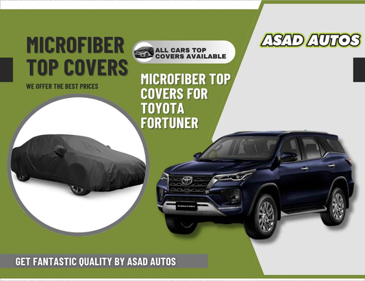 Microfiber Top Covers for Toyota Fortuner 2016 2023 – Premium Comfort & Rugged Protection