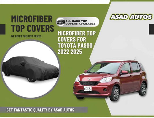 Microfiber Top Covers for Toyota Passo (2022-2025) – Premium Comfort & Modern Protection