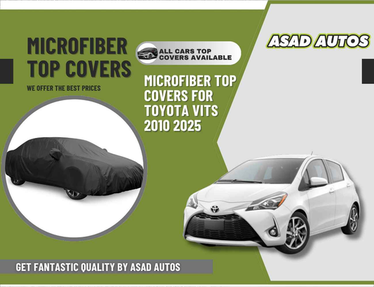Microfiber Top Covers for Toyota Vitz (2010-2025) – Premium Comfort & Modern Protection