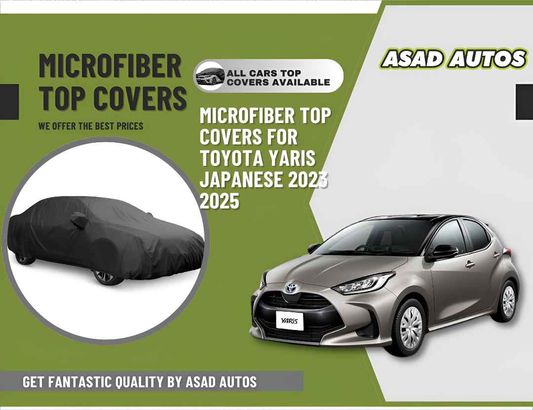 Microfiber Top Cover for Toyota Yaris (Japanese, 2023-2025) – Premium Comfort & Modern Protection