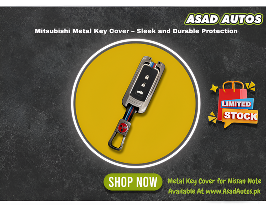 Mitsubishi Metal Key Cover – Stylish, Durable Smart Key Shell