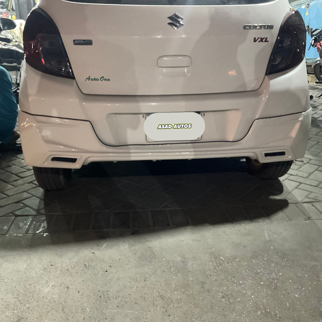 SUZUKI CULTUS BODY KIT MADE IN PAKISTAN QUALITY FIBER BEST QUALITY BEST FITTING AVAILABLE