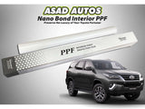 Nano Bond Interior PPF for Toyota Fortuner – Provides superior protection against scratches and stains, ensuring a long-lasting fresh and clean interior for your vehicle.