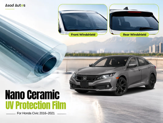 Nano Ceramic UV Protection Film For Honda Civic 2016–2021